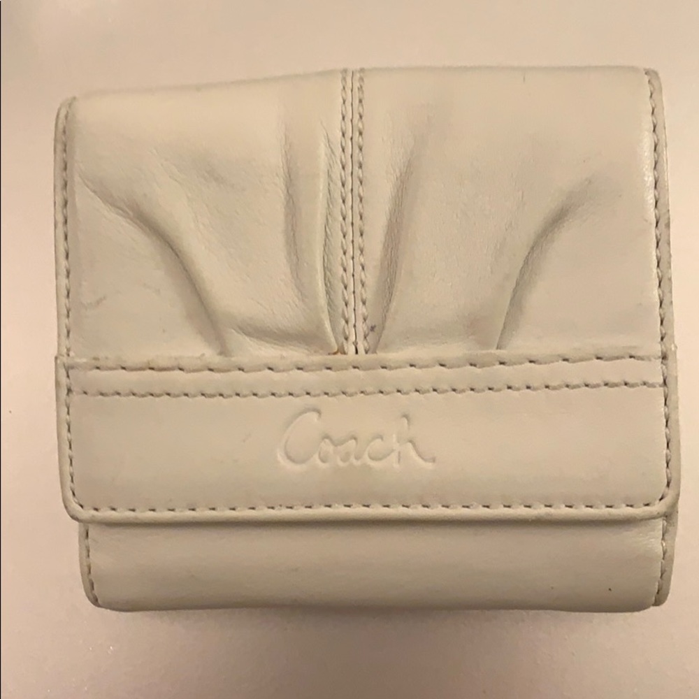 Coach wallet used condition no tears.